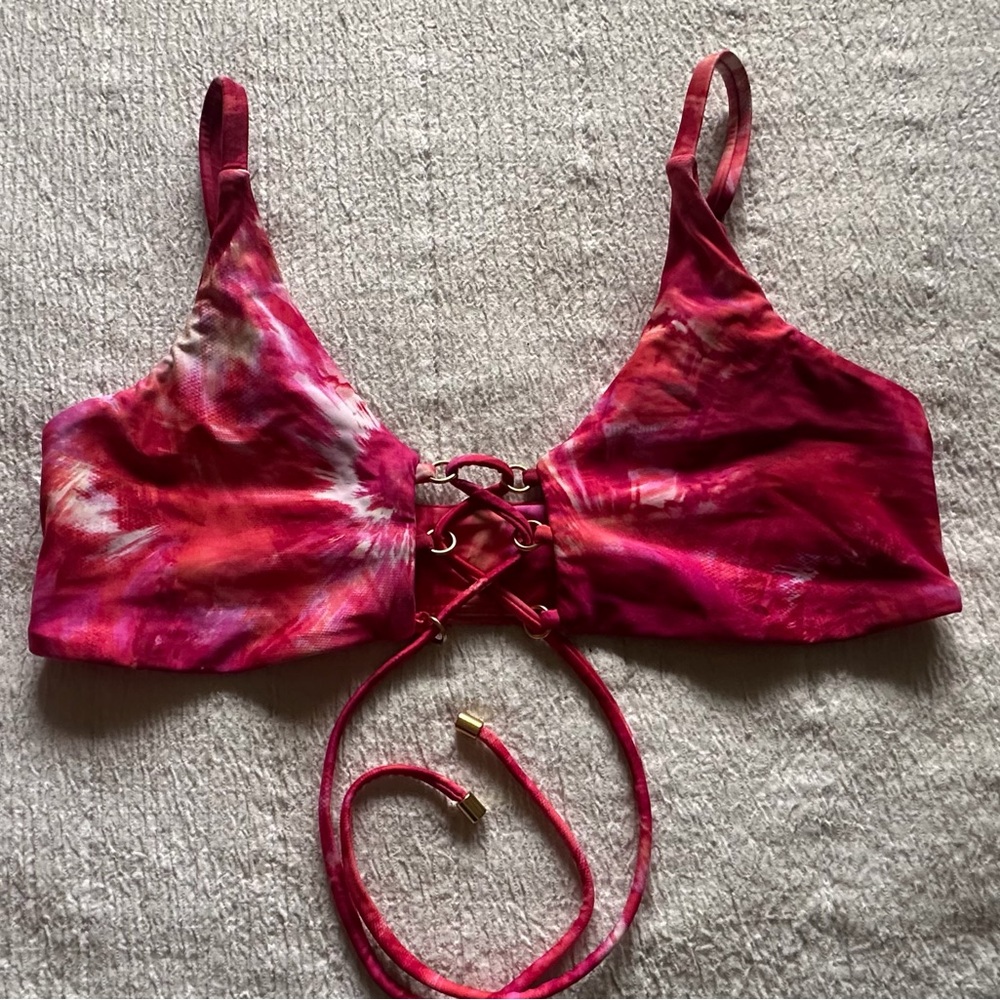Vibrant Tie-Dye Bikini Top